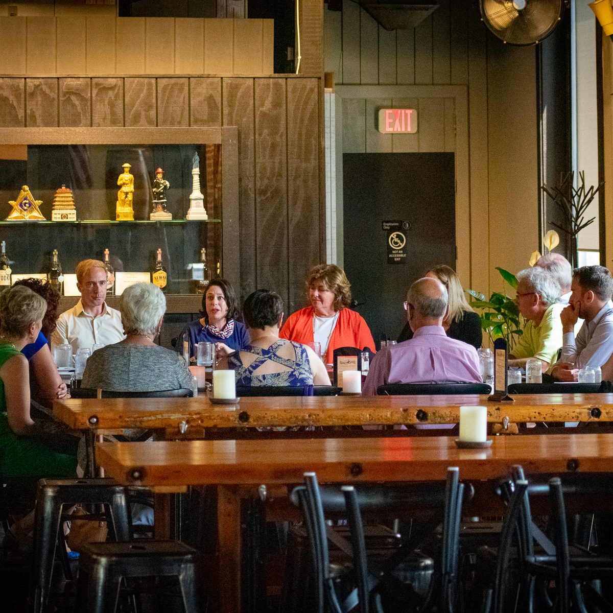 Guests listen intently to Pennsylvania Tourism Officials